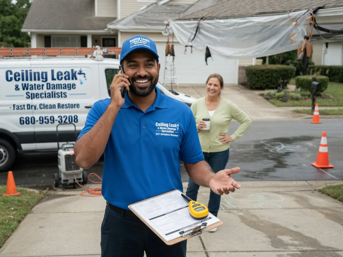 Ceiling Leak Cleanup Cole Camp, MO FAQs