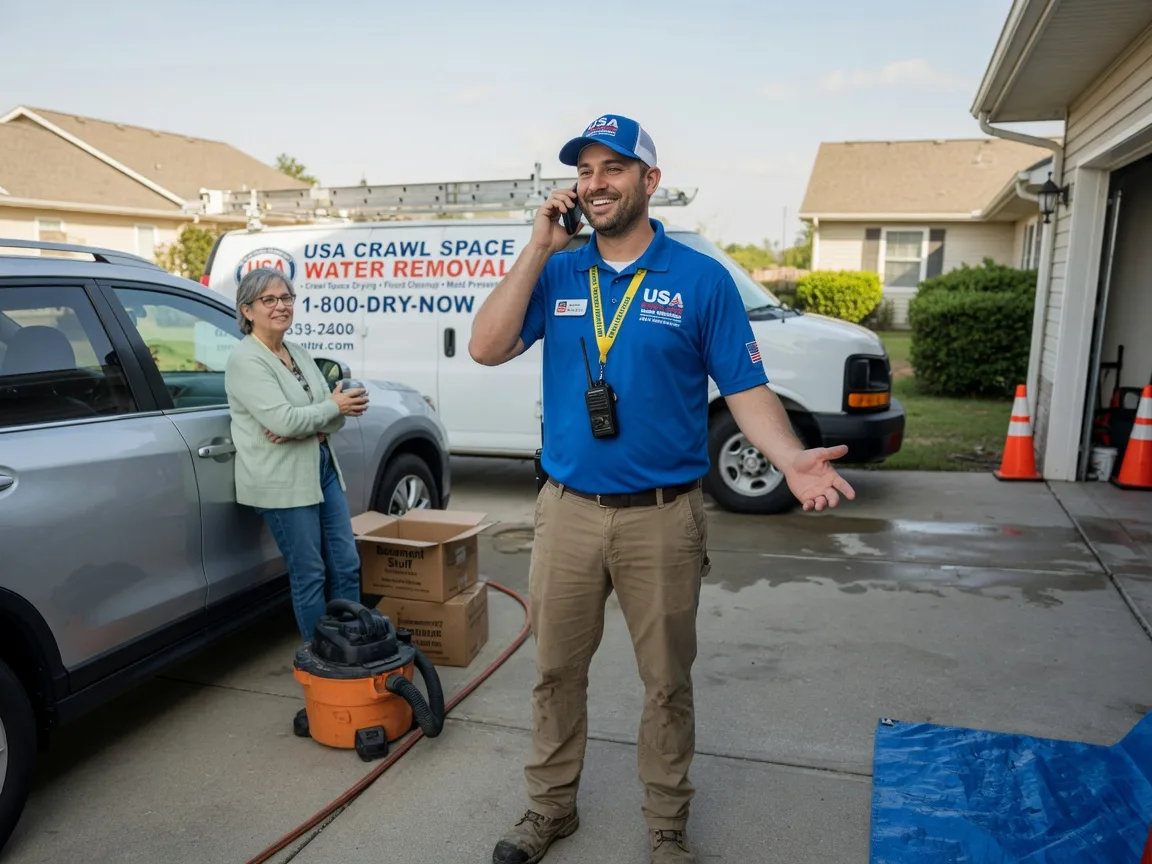 Crawl Space Water Removal Cole Camp, MO FAQs